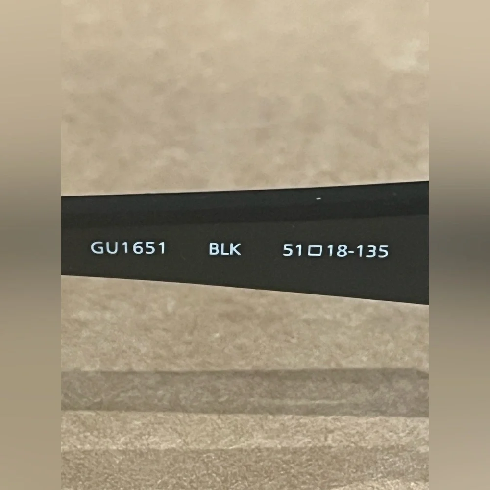 GUESS Leopard Eyeglasses GU1651 GRN Frames Half‎ Rimless 51 18 135 Flex Hinge.